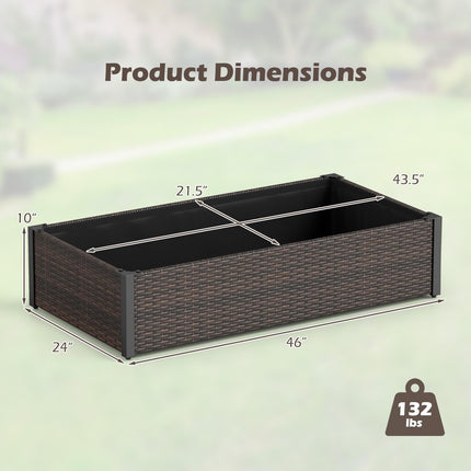 Dreamade Raised Garden Bed for Vegetables Flowers Herbs