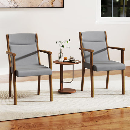Dreamade Mid Century Modern Dining Chairs Set of 2/4 Upholstered Accent Chair with High Back