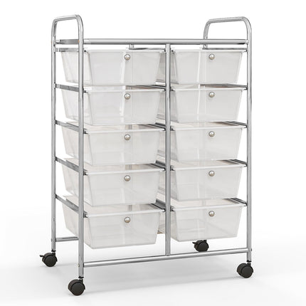 10 Drawers Rolling Cart, Classroom Organizers - Dreamade