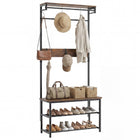 Dreamade 4 in 1 Hall Tree with Bench and Shoe Storage
