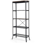 Dreamade Industrial Bookshelf, 5-Tier Vintage Bookcase