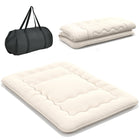 Dreamade Japanese Floor Mattress Futon Mattress, Roll Up Mattress Tatami Mat with Washable Cover and Carry Bag