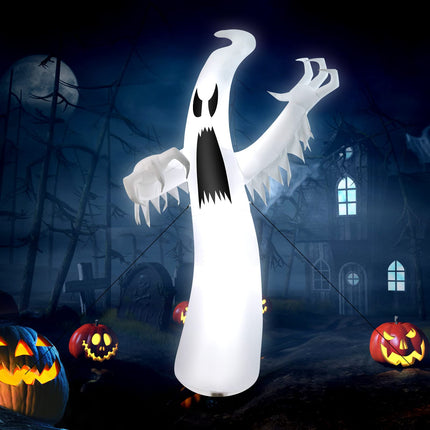 DREAMADE 12ft Halloween Inflatable Ghost Giant Lighted Decoration