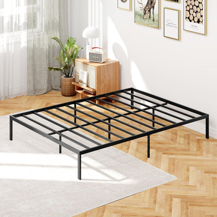 Dreamade 12 Inch Metal Platform Bed Frame with Steel Slats Support