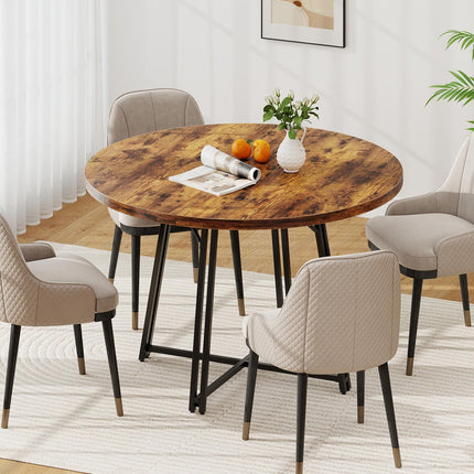 Dreamade 47-inches Round Dining Table for 4-6 People