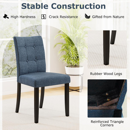 Dreamade Upholstered Dining Chairs Set for Restaurant