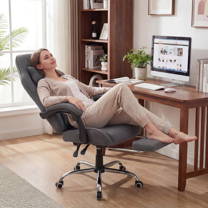 Dreamade Gaming Chair Height Adjustable Computer Chair with Headrest and Lumbar Support