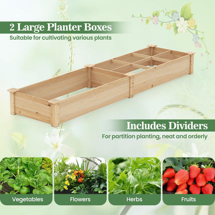 Dreamade Wooden Raised Garden Bed