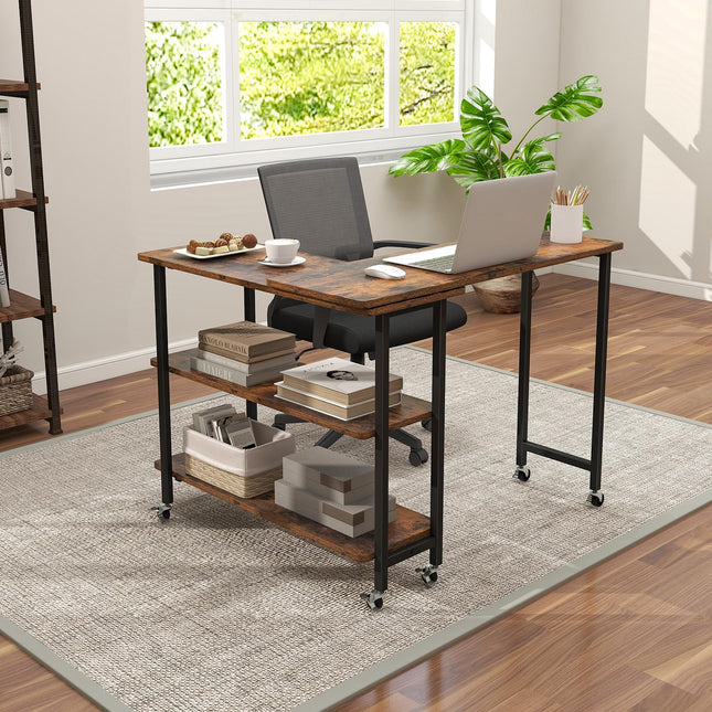 Dreamade 360° Free Rotating Sofa Side Table