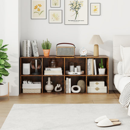 Dreamade Floor Standing Bookshelf with Storage and 2 Anti Tipping Kits