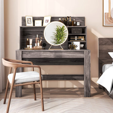 Dreamade Computer Desk with Bookshelf