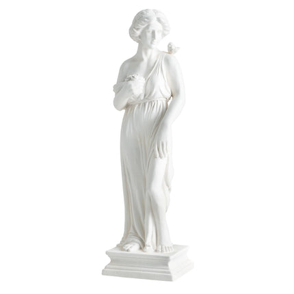 Dreamade 31.5" Greek Goddess Statue with Bird