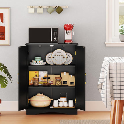 Dreamade Bathroom Storage Cabinet Modern 31.5" Cupboard with Adjustable Shelves