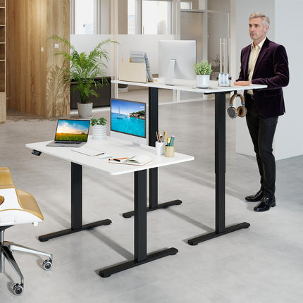 Dreamade Electric Standing Desk 48" x 24" Height Adjustable Sit Stand Computer Workstation