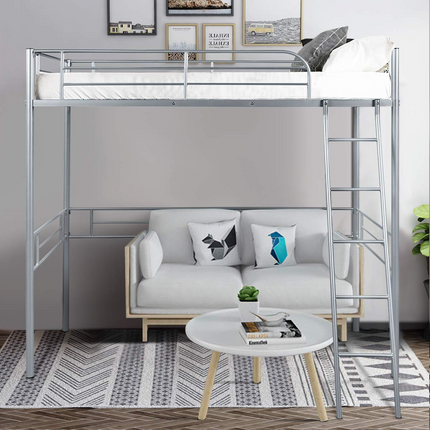 Dreamade Heavy Duty Twin Loft Bed with Ladder