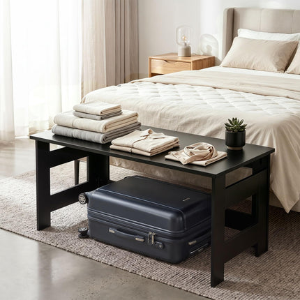 Dreamade 31.5" Small Folding Coffee Table with Foldable Legs