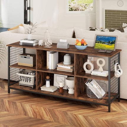 Dreamade Industrial TV Stand for TVs up to 65 Inch