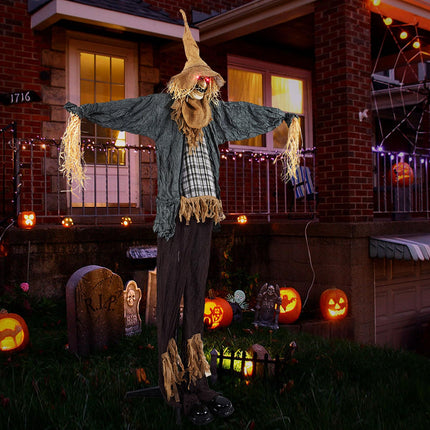 DREAMADE 7FT Halloween Animated Scarecrow