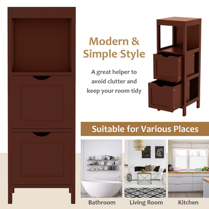 Dreamade Bathroom Organizers and Storage Cabinet - Storage Organizer Rack Stand