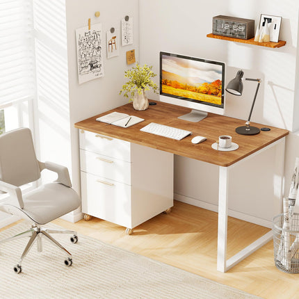 Dreamade Universal Wood Table Top 48 x 30 inch Solid One-Piece Desk top