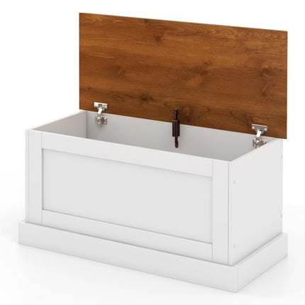 Dreamade Storage Bench, 35.5” Storage Trunk with Safety Metal Hinge