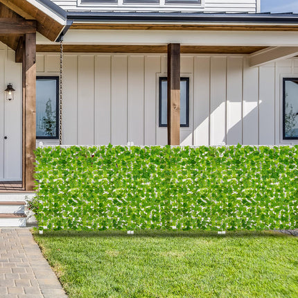 Dreamade Artificial Ivy Privacy Fence 2 Pack - 120" x 40" Artificial Hedges Fence