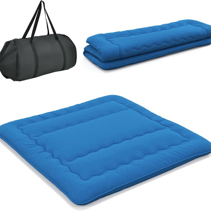 Dreamade Japanese Floor Mattress Futon Mattress, Roll Up Mattress Tatami Mat with Washable Cover and Carry Bag