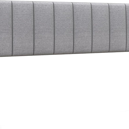 Dreamade Linen Upholstered Headboard, Adjustable Width Button Tufted Headboard